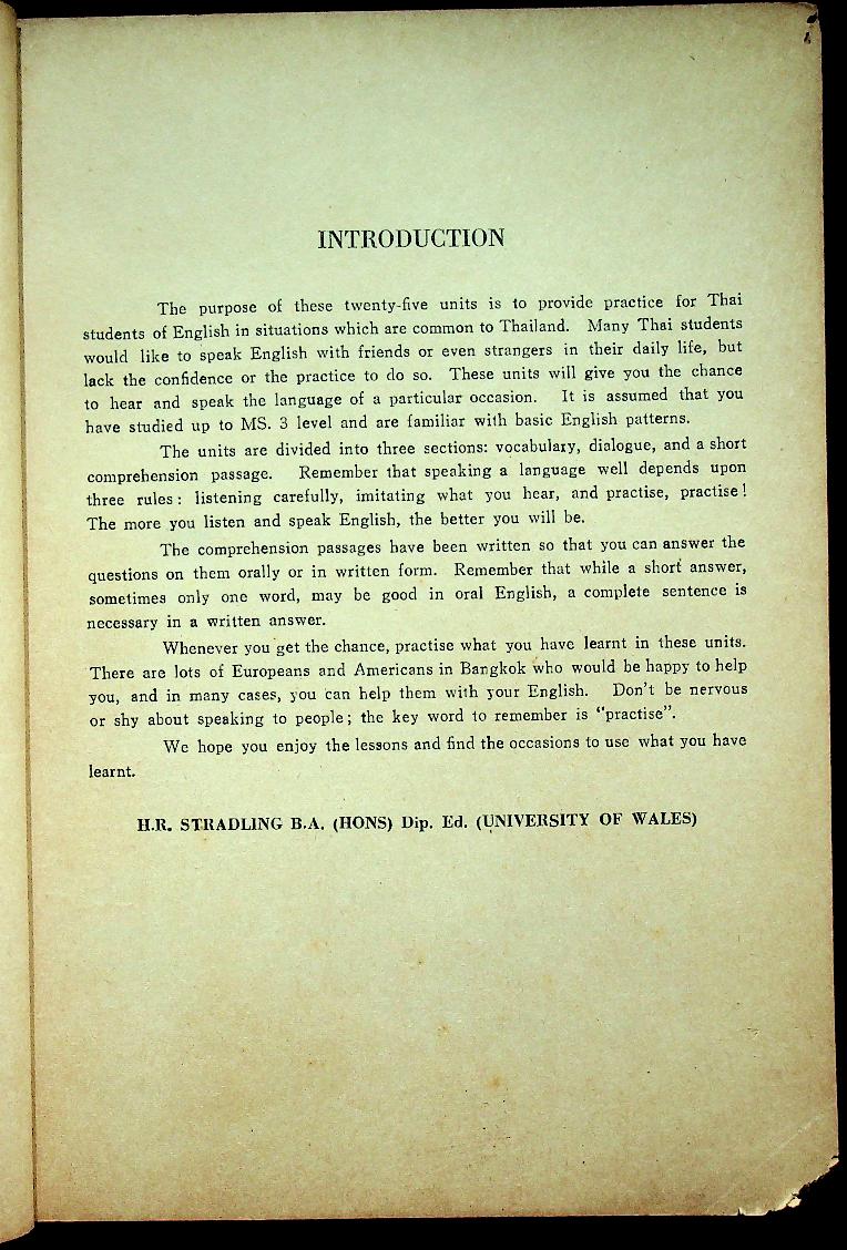 SOCIAL ENGLISH : A PICTORIAL GUIDE TO STUDENTS OF ENGLISH IN THAILAND