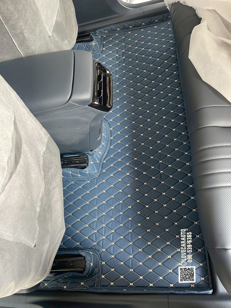 พรมปูพื้นรถยนต์6D Geely EX5 ตัวธรรมดา สีน้ำเงิน