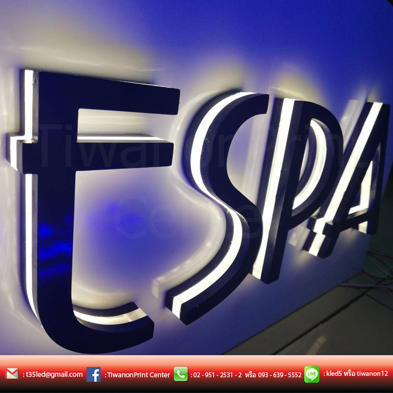 VESPA งานสวย ดีไซน์เก๋ รับทำป้าย LED Neon Flex ตามสไตล์ลูกค้า