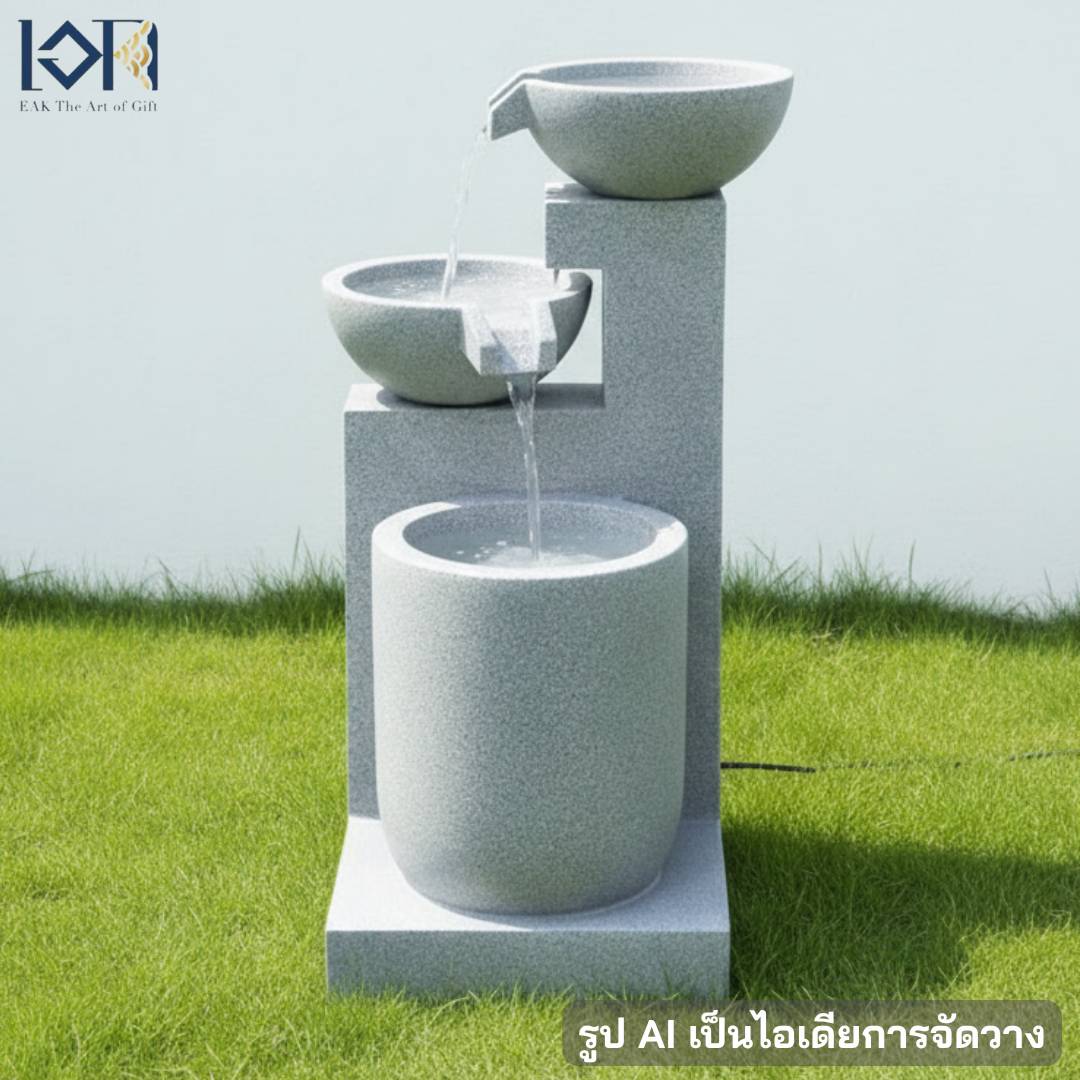 น้ำพุตั้งพื้นแต่งบ้าน รุ่นGranilite NZ16268JA เหมาะสำหรับตั้งวางหน้าบ้าน หน้าสำนักงานบริษัท น้ำพุขนาดใหญ่เสริมฮวงจุ้ย