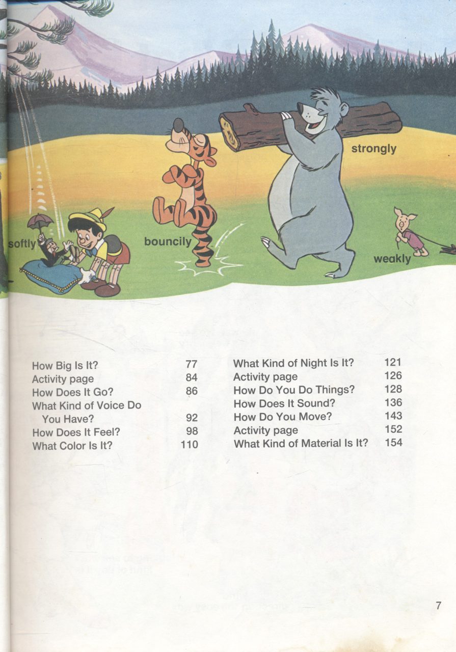 Words that Tell You About Things (Walt Disney)