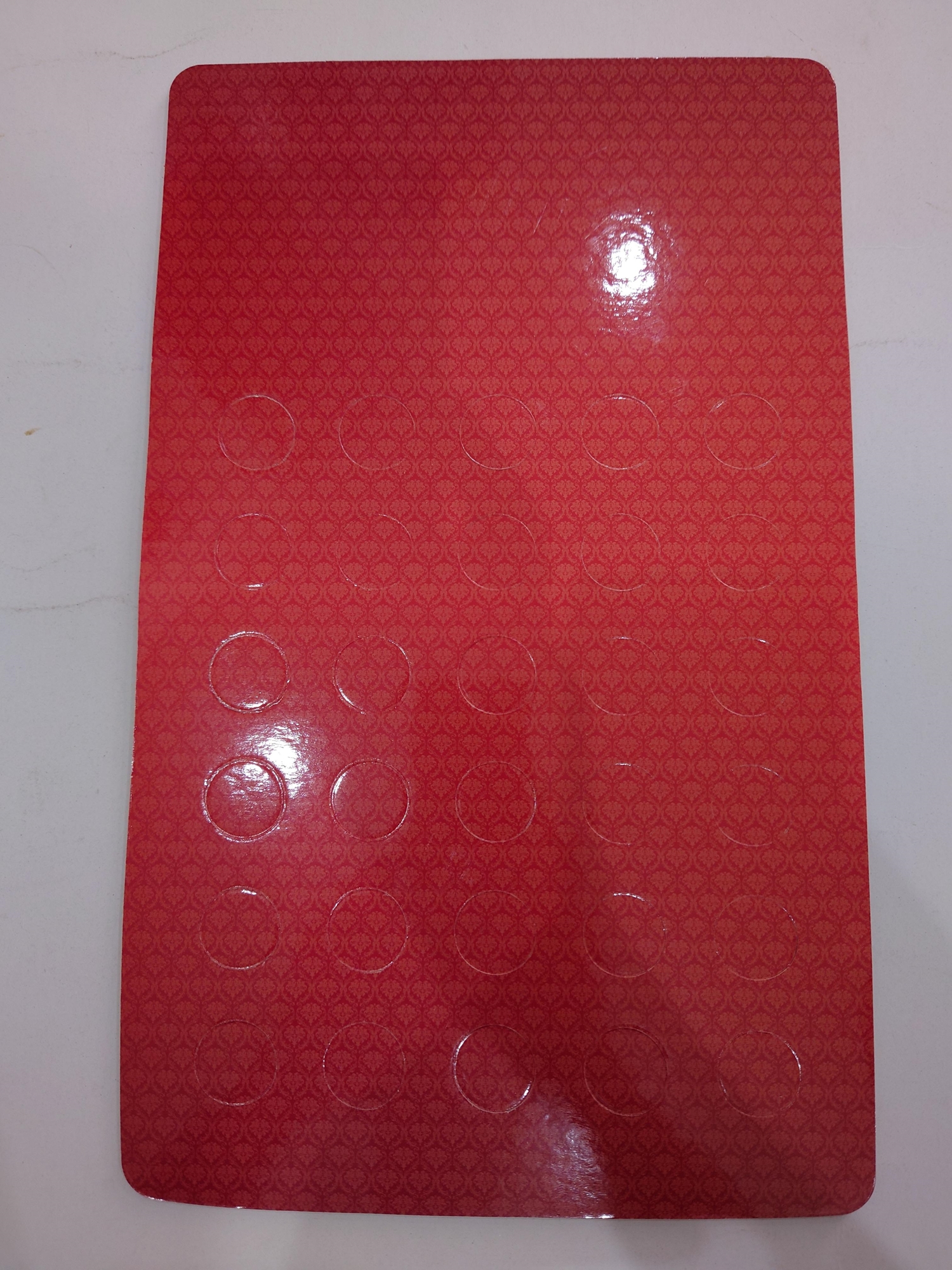 แผงใส่เหรียญ 5 บาท หมุนเวียน รัชกาลที่ 9 (30 ช่อง) สีน้ำเงิน/สีแดง แผงเปล่าใส่เหรียญ คุณภาพดี