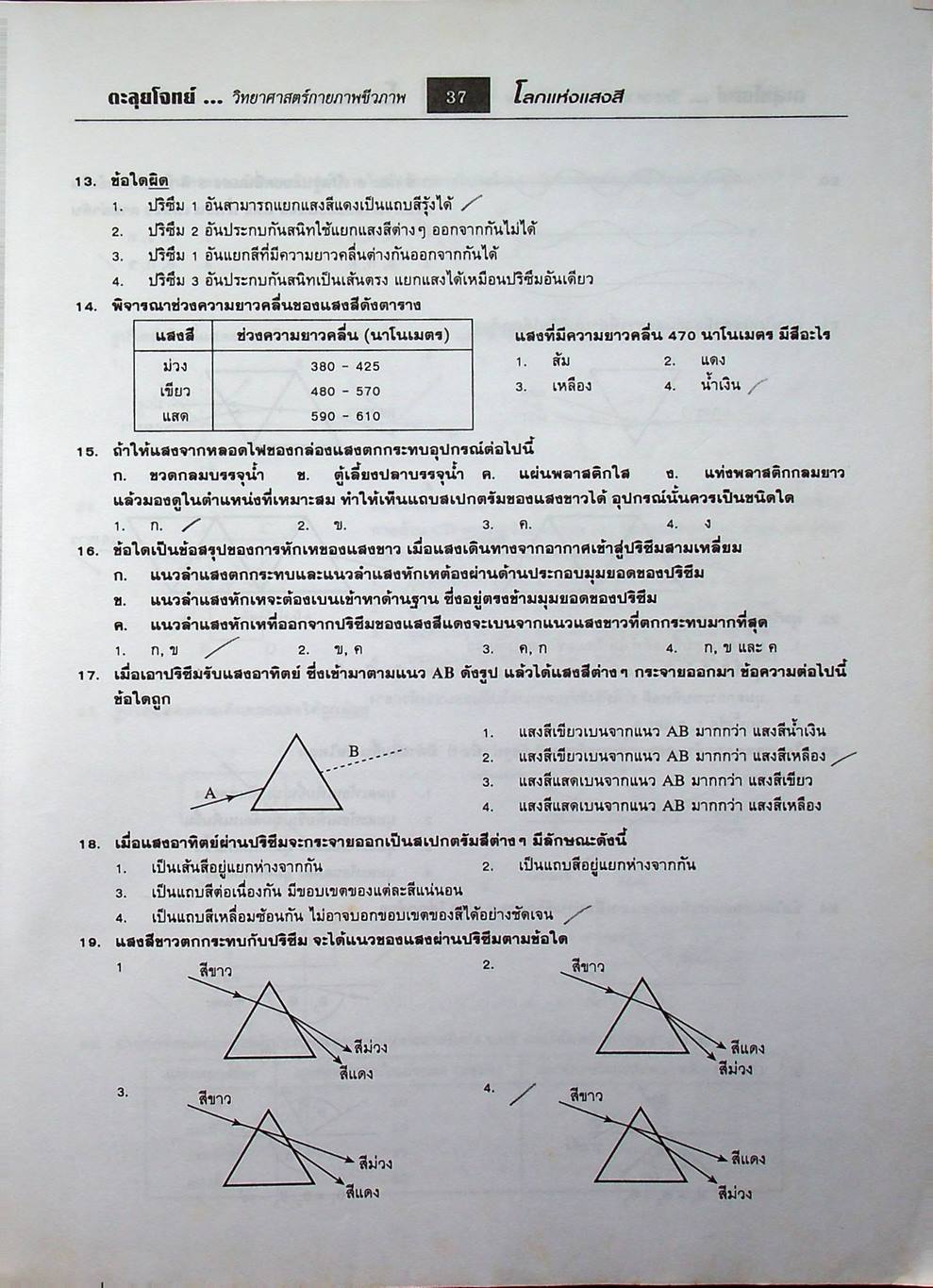 ตะลุยโจทย์ Entrance วิทยาศาสตร์กายภาพและชีวภาพ ม.4-5-6