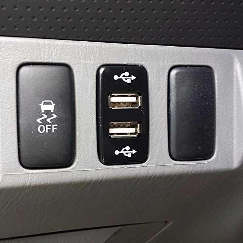 ช่อง USB Charger สำหรับ Toyota VIGO Fortuner Innova Commuter