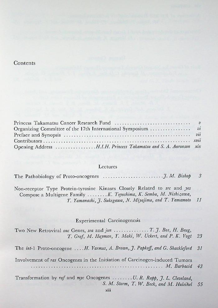 ONCOGENES AND CANCER 17