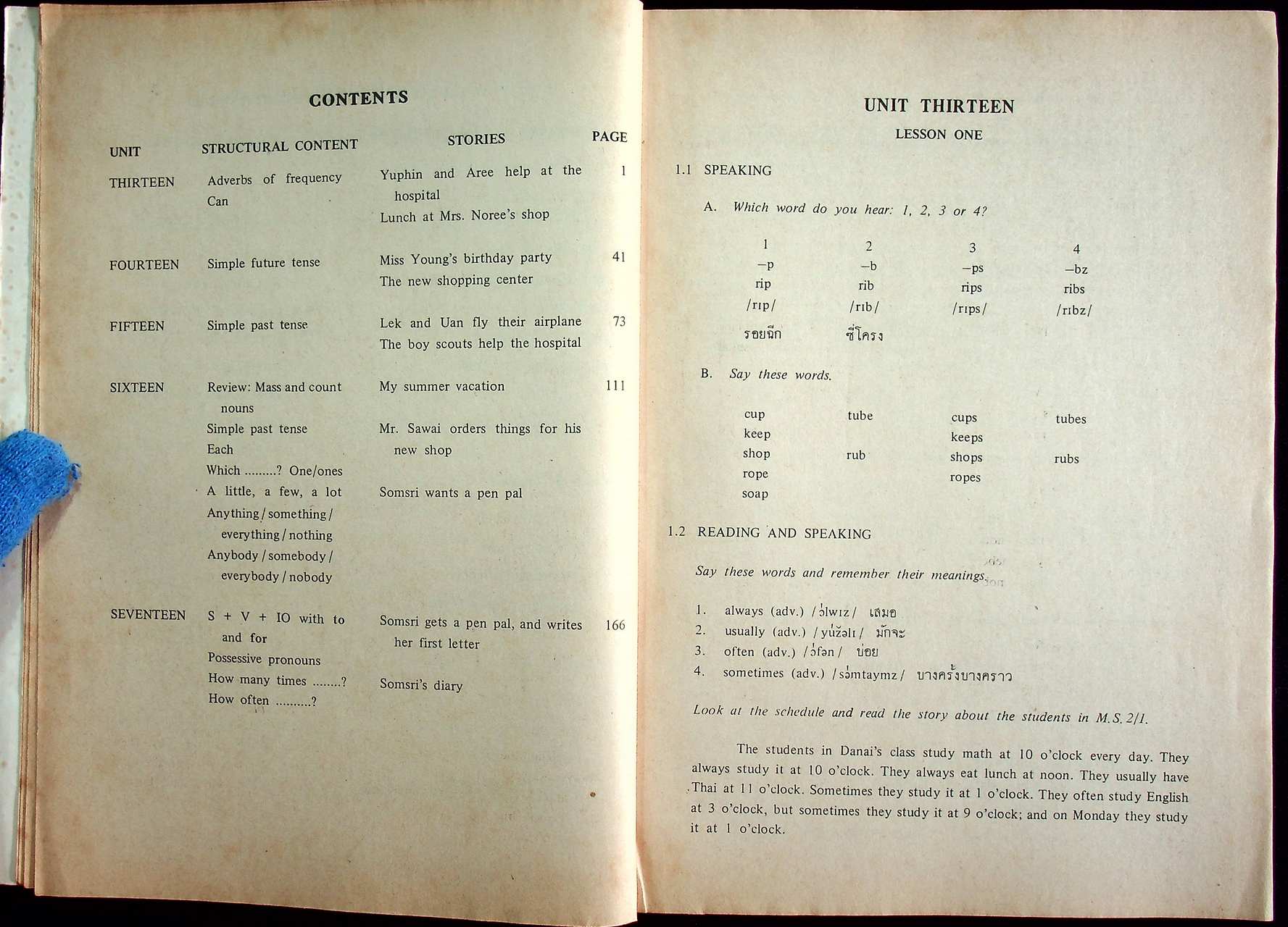 แบบเรียนภาษาอังกฤษ ENGLISH FOR THAI STUDENTS (NEW EDITION) เล่ม 1-6 ชั้นมัธยมศึกษาตอนต้น (ครบชุด 6 เล่ม)