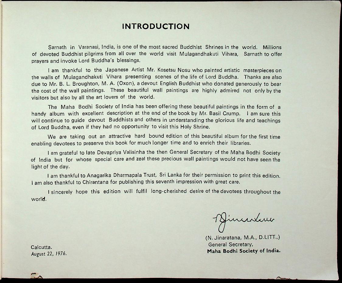 MULAGANDHA KUTI VIHARA WALL PAINTINGS (ภาพเขียนฝาผนังวิหารเกี่ยวกับพุทธประวัติ)