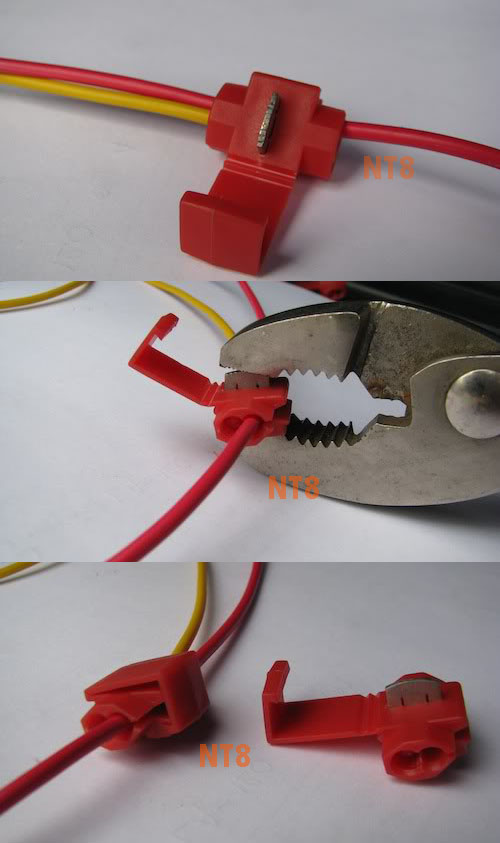 10 ชิ้น ตลับหนีบต่อสายไฟ Red ขนาด 0.5-1.5mm Crimp Terminal