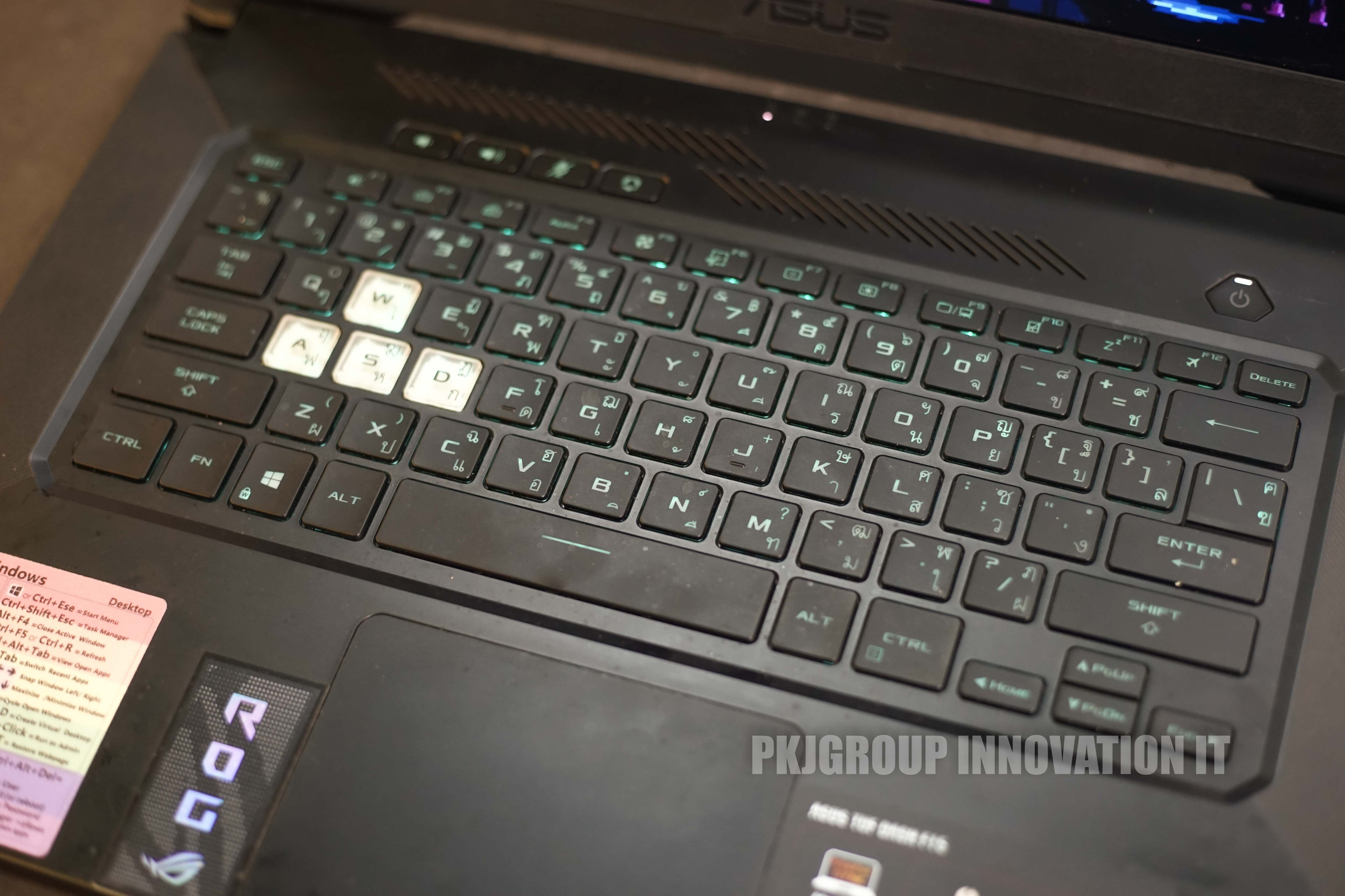 โน๊ตบุ๊คเล่นเกมมือสอง Asus TUF Gaming FX516PR-HN033T i7-11370H RAM 16 GB SSD M.2 512 GB RTX3070