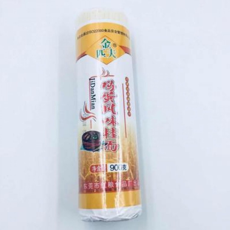 เส้นข้าวสาลีผสมไข่ไก่ ตรา จินผีฟู 900g
