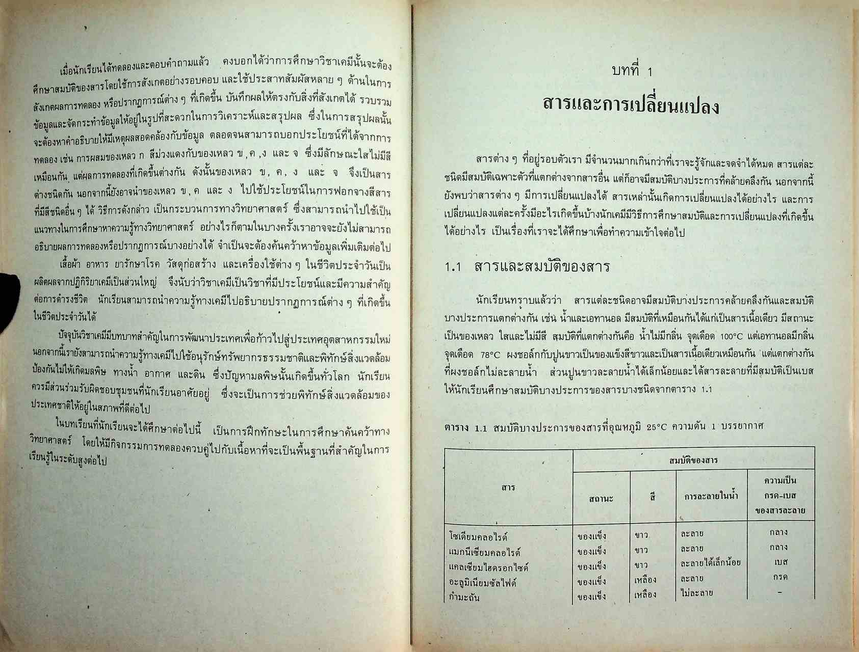 หนังสือเรียน วิชาเคมี เล่ม 1 ว 431 หลักสูตรมัธยมศึกษาตอนปลาย พุทธศักราช 2524 (ฉบับปรับปรุง พ.ศ. 2533)