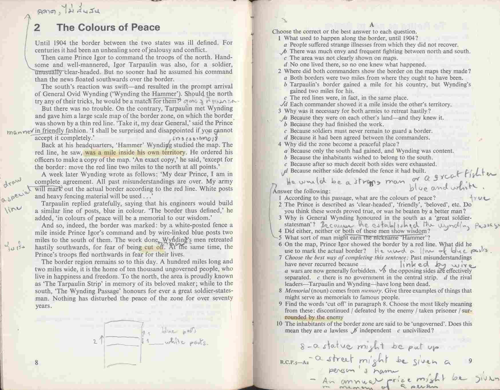 READING COMPREHENSION PASSAGES BOOK 5