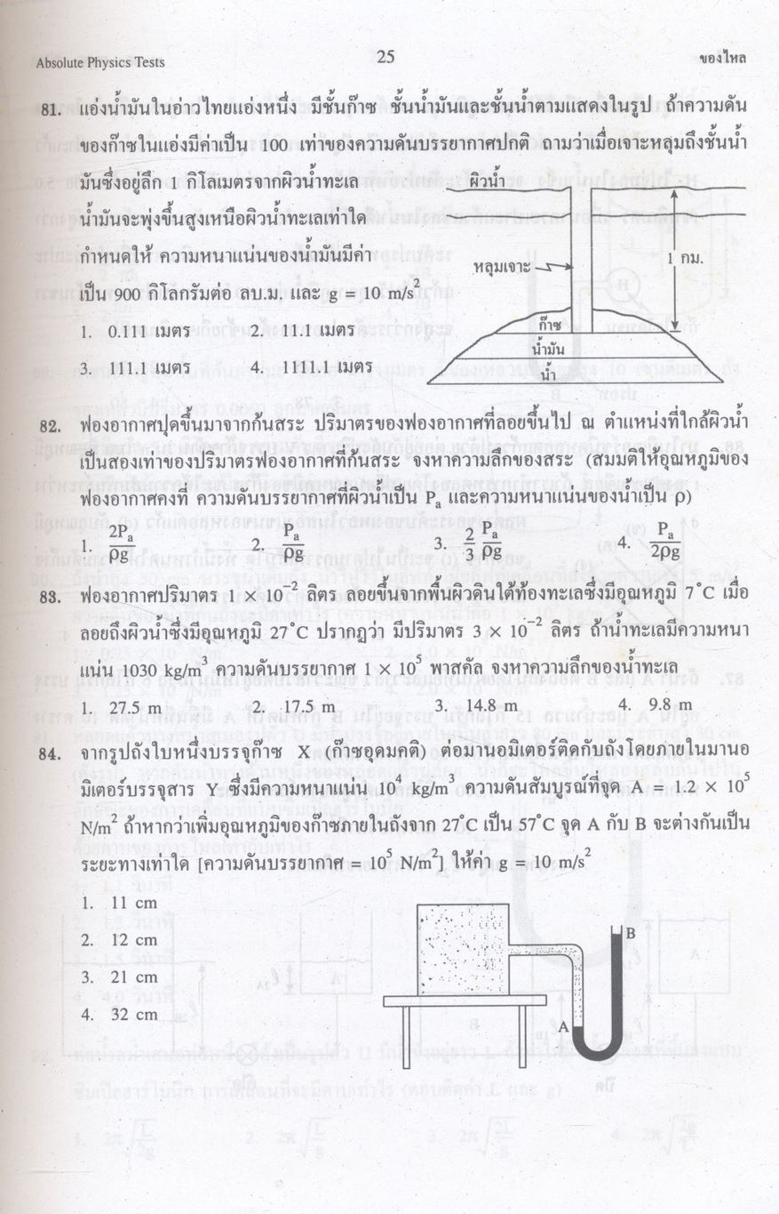 ABSOLUTE PHYSICS TESTS FOR O-NET & A-NET BOOK III ม.5 เล่ม 3 เทคนิคตะลุยโจทย์ฟิสิกส์ O-NET & A-NET ม.5 เล่ม 3 และเข้ามหาวิทยาลัย 3,500 ข้อ