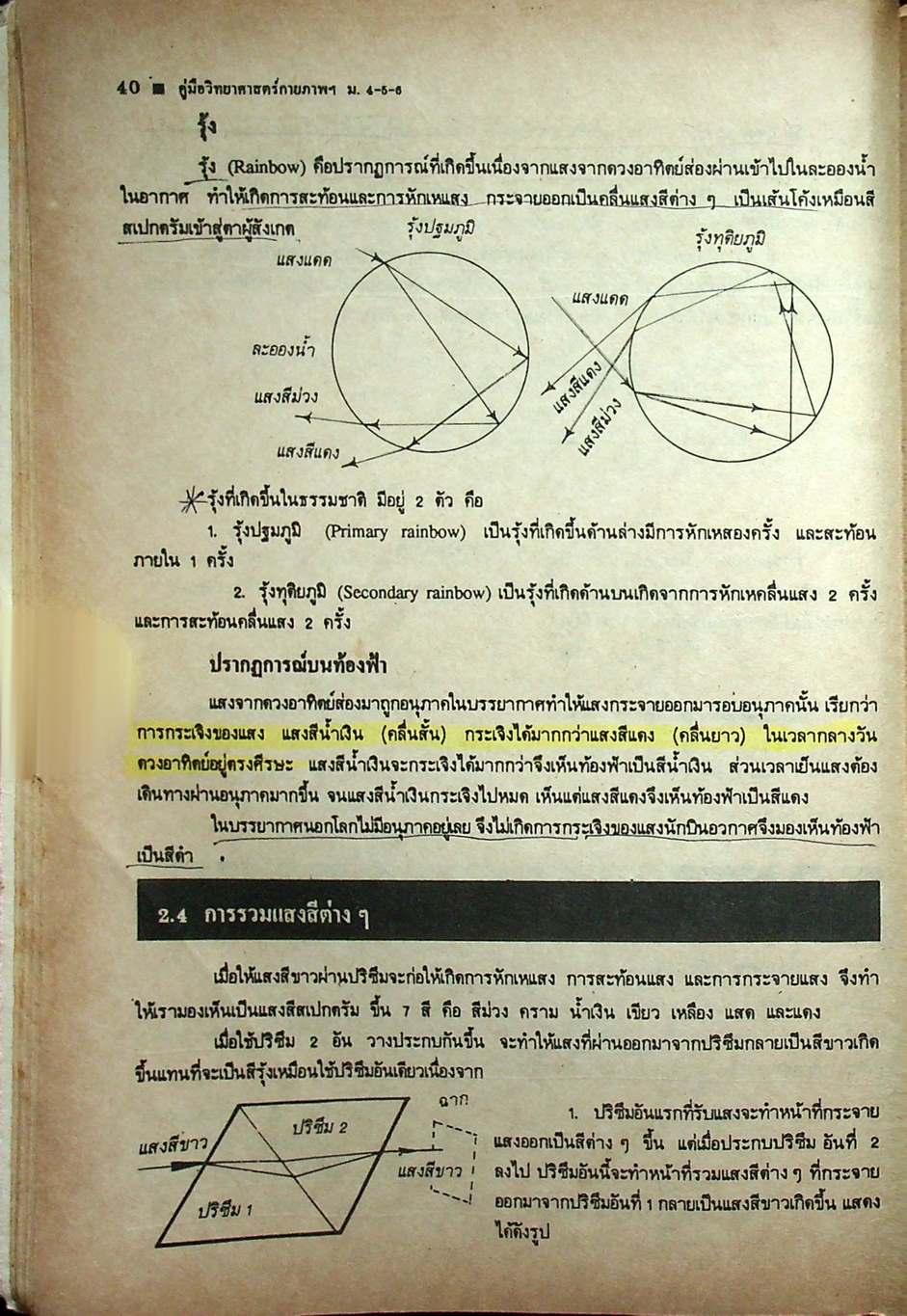 คู่มือหลักสูตรใหม่ วิทยาศาสตร์กายภาพชีวภาพ ม.4-5-6