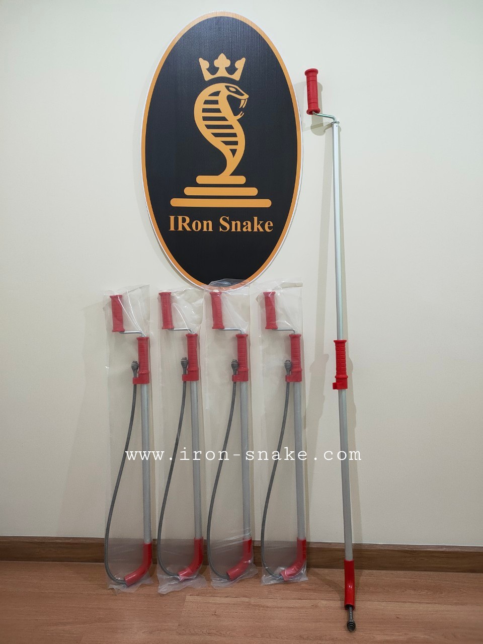 ไม้ทะลวงชักโครก D-6 ไม้ทะลวงชักโครก เครื่องทะลวงท่อ งูเหล็ก D-6 IRon Snake