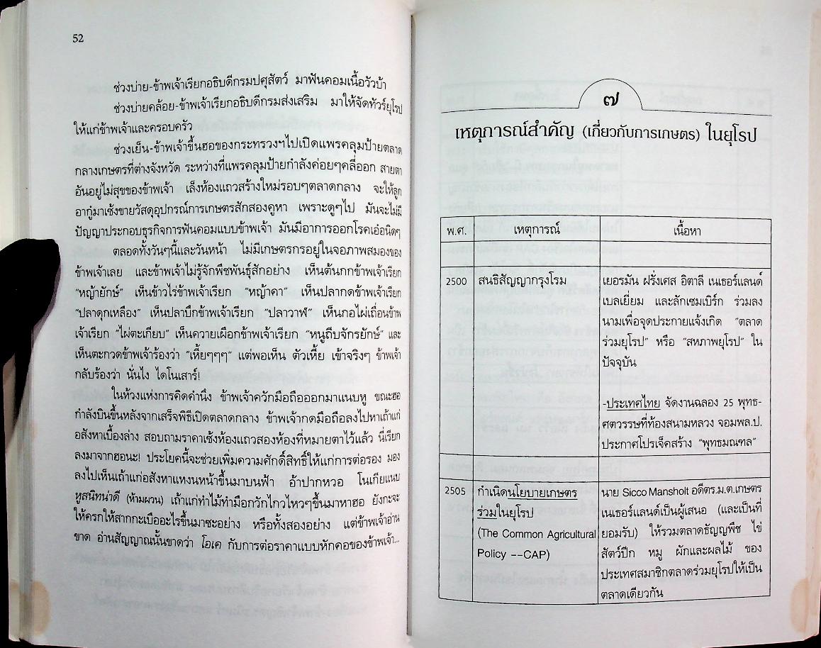 กลิ่นโคลนสาปควาย เกี่ยวอะไรกับ WTO?
