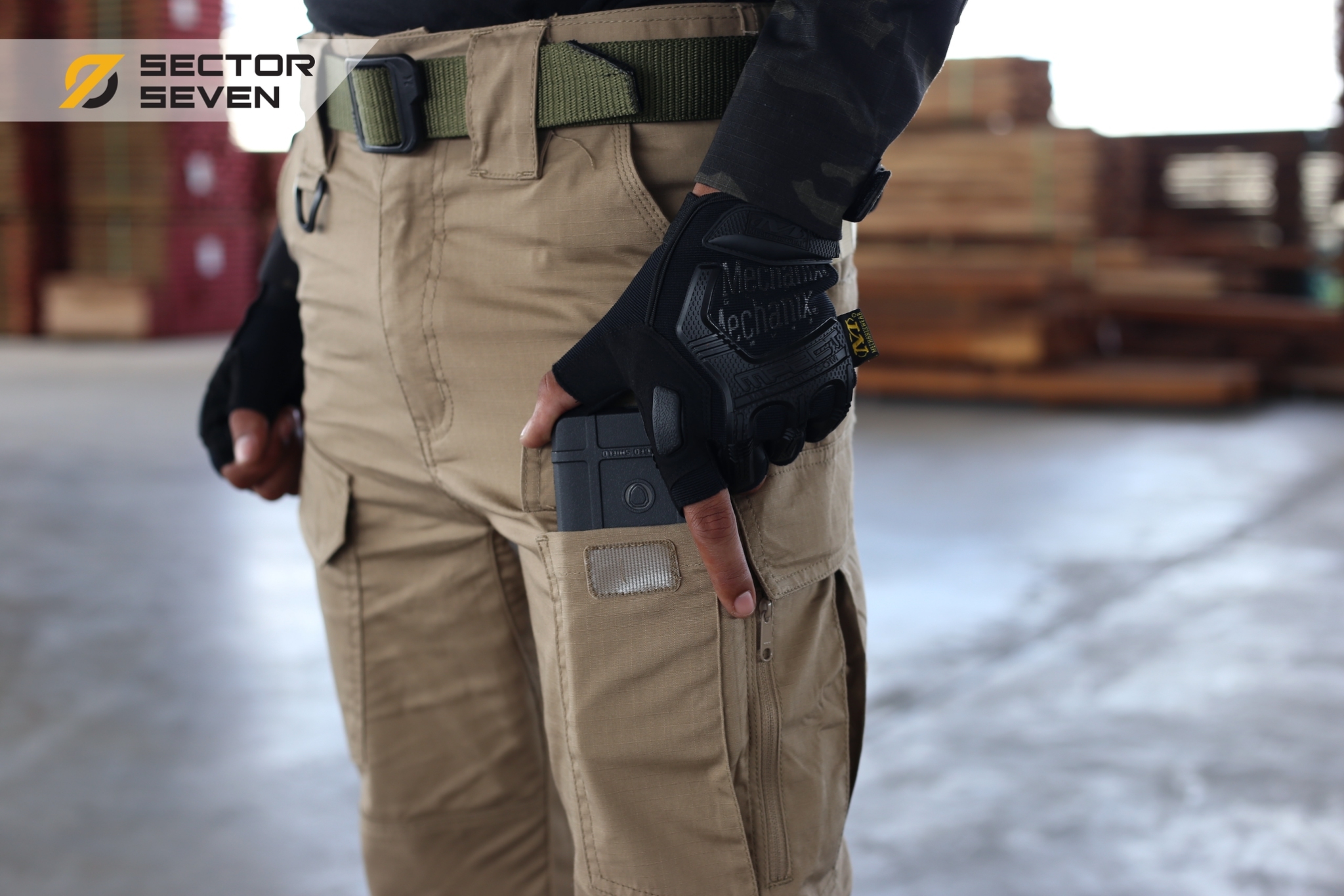 🇹🇭 27 ไทยแลนด์ แทคติคอล กางเกงขายาว SECTOR SEVEN IX12C ผ้าตาราง