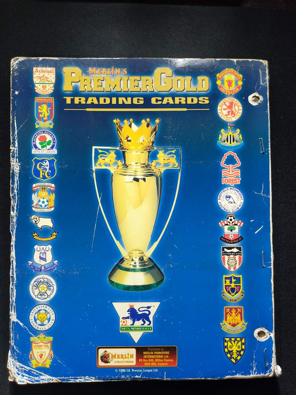 MERLIN'S PREMIER GOLD TRADING CARDS 1996-97 SEASON