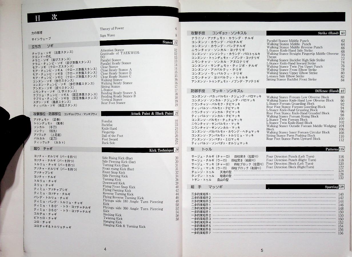 INTERNATIONAL TAEKWON-DO FEDERATION JAPAN เทควันโด้ ฉบับภาษาญี่ปุ่น