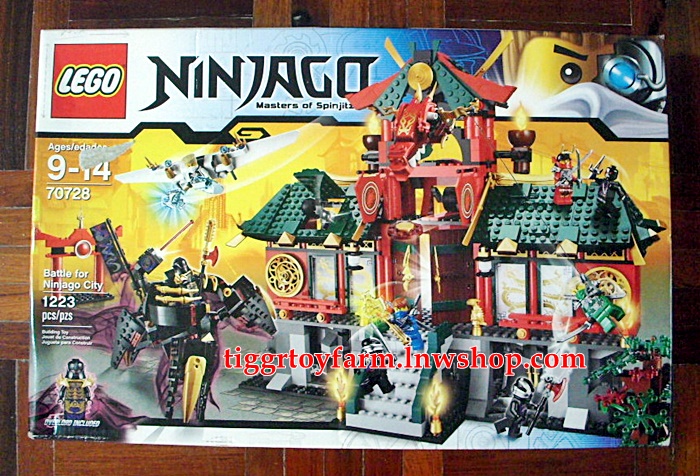 LEGO Ninjago 70728 Battle for Ninjago City (กล่องไม่สวย)
