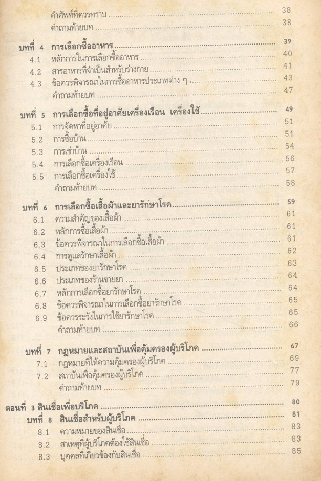 เศรษฐศาสตร์ผู้บริโภค รหัส 22012001