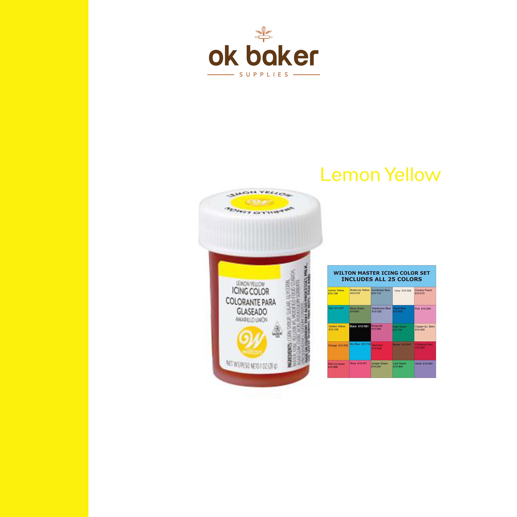 สีเจล Lemon Yellow 0 กก.
