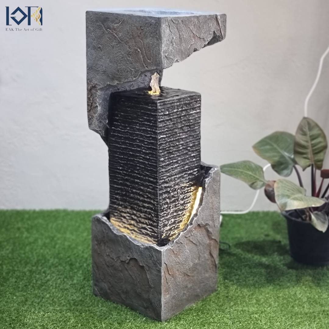 น้ำพุหน้าบ้าน รุ่นFF1019 อ่างน้ำพุล้นเสริมฮวงจุ้ยแต่งสวน น้ำพุน้ำล้นเสริมฮวงจุ้ยวางหน้าบ้าน