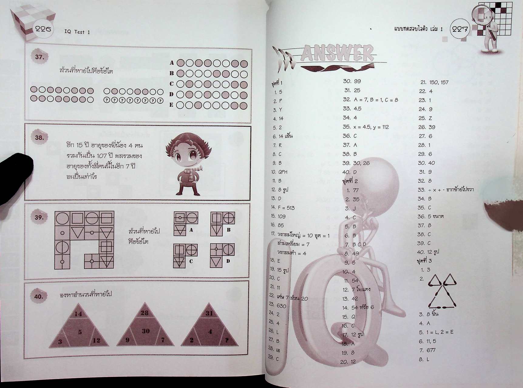 แบบทดสอบไอคิว เล่ม 1 Intelligence Quotient Test