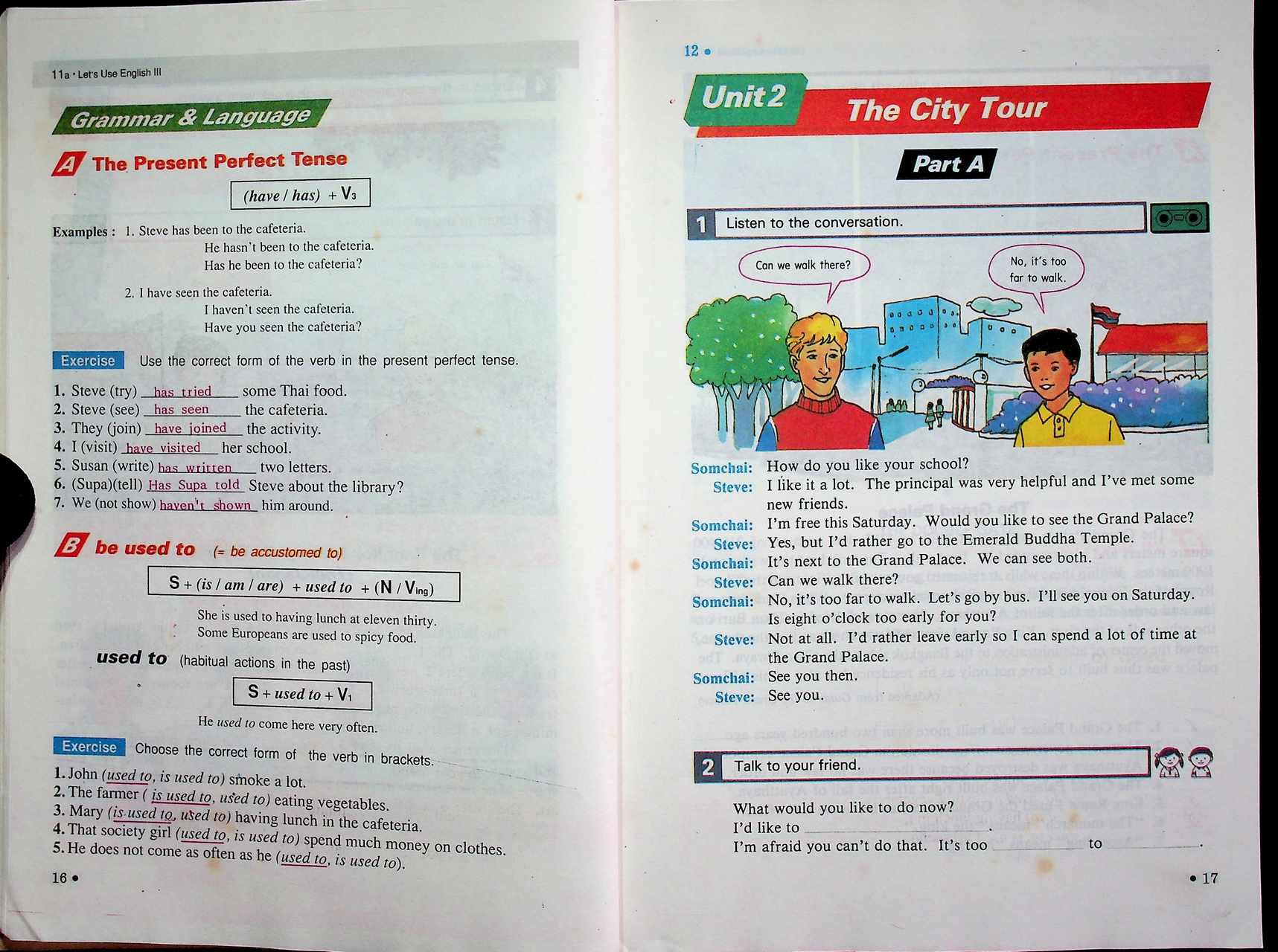 คู่มือครู-เฉลย Let's Use English Book 3 Alternative Edition with exercises on Grammar & Language