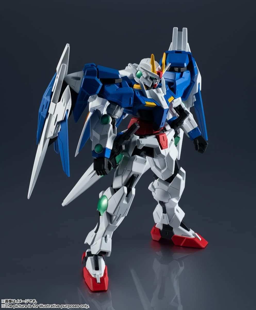 **MTS Toys**กันดั้ม GU-23 Gundam Universe 1/144 : GN-0000+GNR-010 Gundam 00 Raiser