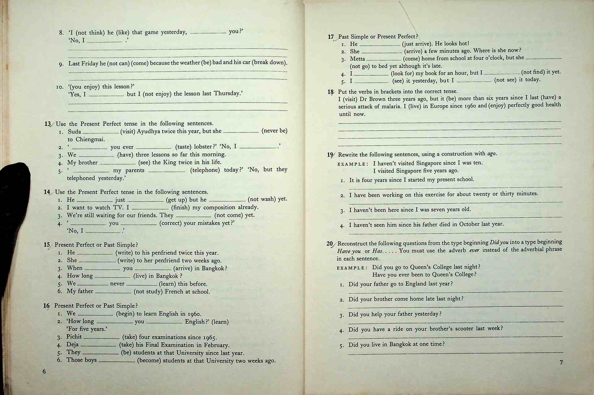 ENGLISH EXAMINATION PRACTICE