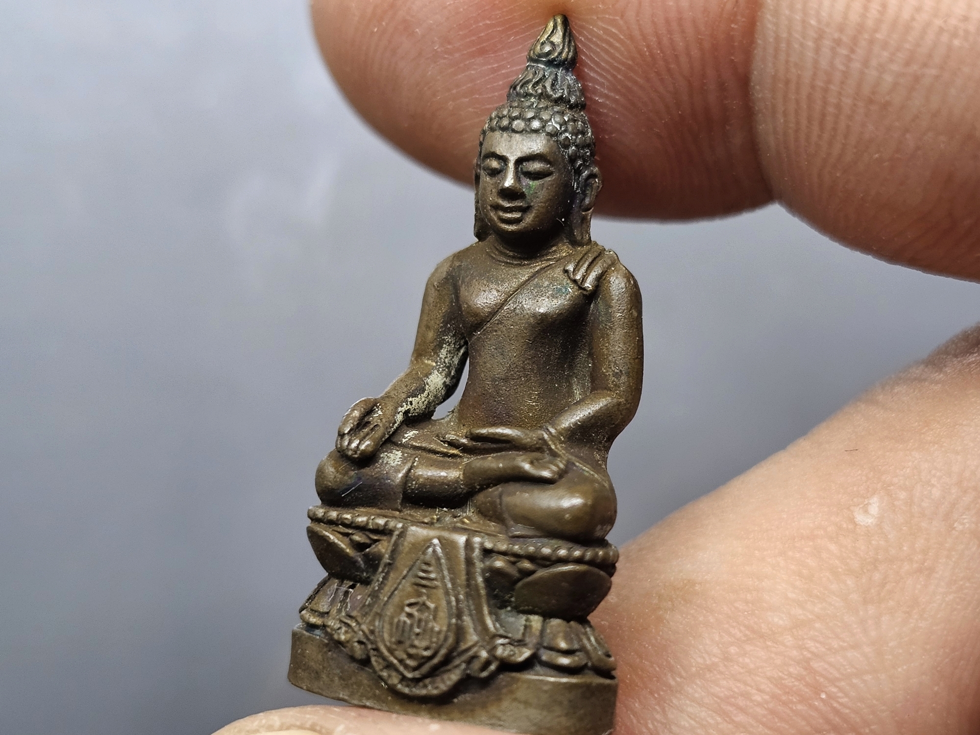 กริ่งพระไพรีพินาศ ญสส. สมเด็จพระญาณสังวรฯ เนื้อนวะ รุ่นถวายราชสักการะ วัดบวรนิเวศวิหาร ปี2534 พร้อมกล่องเดิม