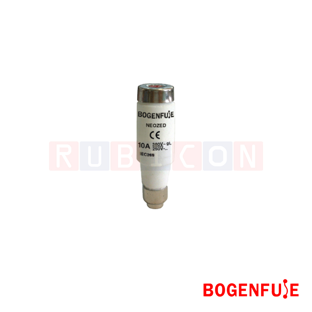 BOGENFUSE D01 10A ลูก ฟิวส์ 250/380V gL-gG (DIAZED FUSE) ขนาด 11x36 mm.