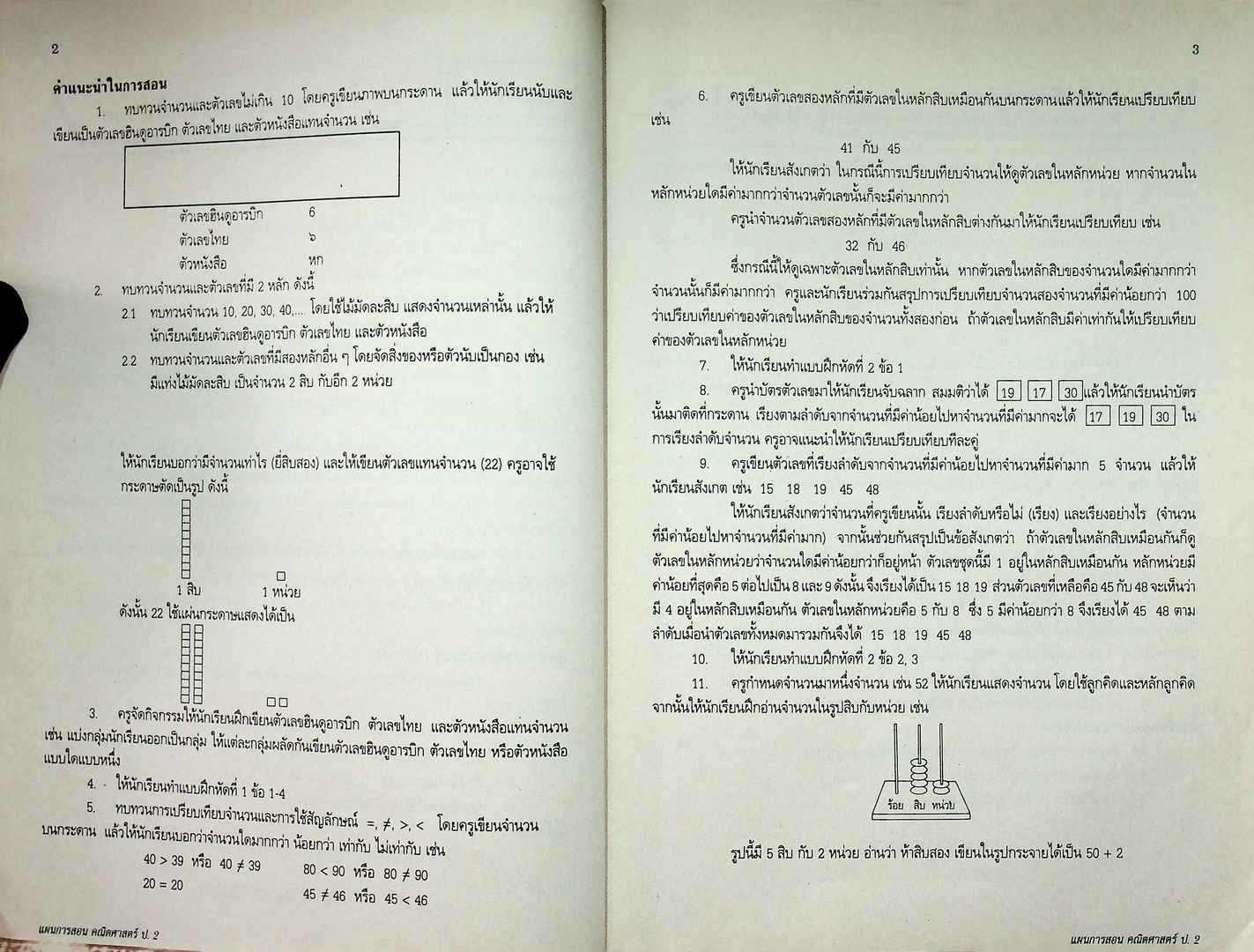 แผนการสอนวิชา กลุ่มทักษะคณิตศาสตร์ 2 ในยุคโลกาภิวัฒน์