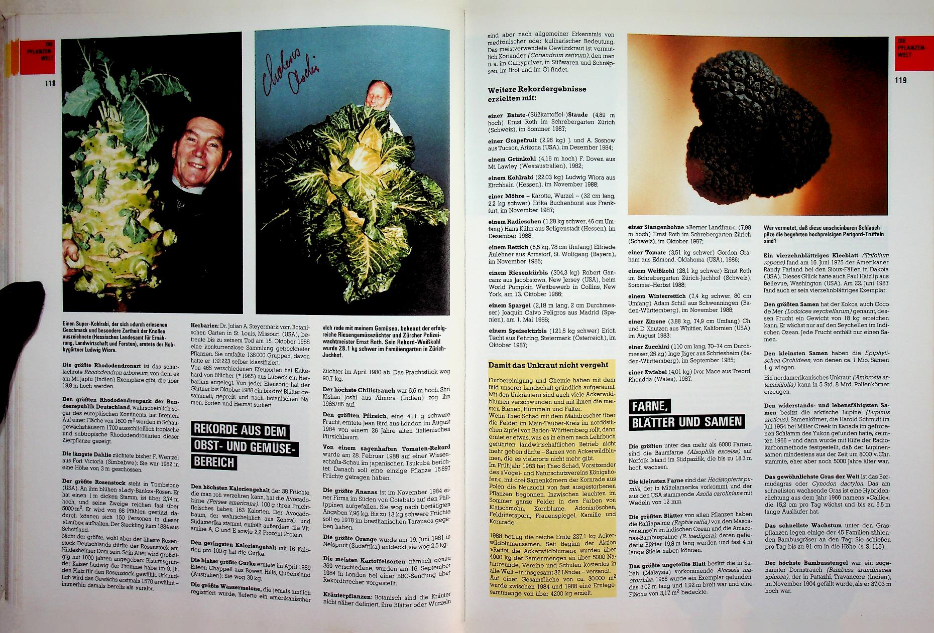 GUINNESS BUCH DER REKORDE 1990 (ฉบับภาษาเยอรมัน)