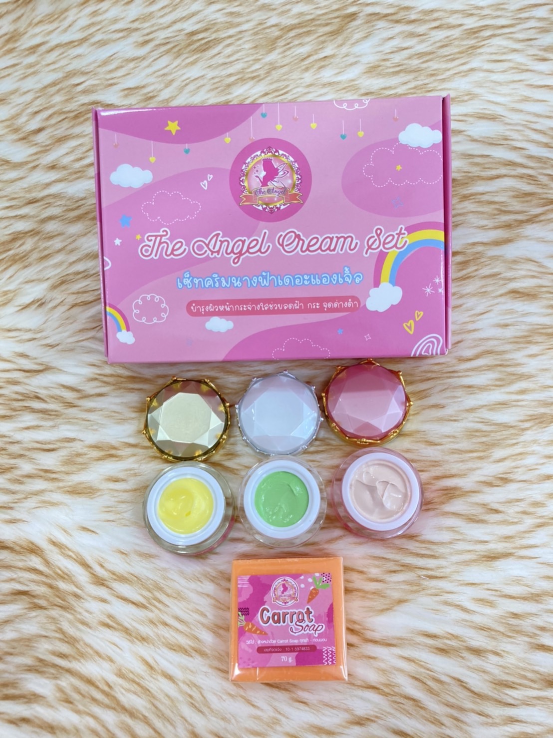เซ็ทครีมนางฟ้า 12กรัม The Angel Cream Set แพ็คเกจใหม่