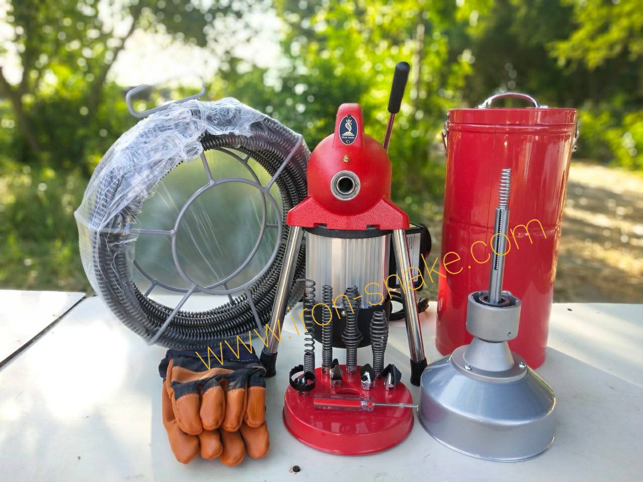 เครื่องทะลวงท่อ งูเหล็ก รุ่น GQ-75 และรุ่น A75 งูเหล็กทะลวงท่อ เครื่องทะลวงท่อไฟฟ้า