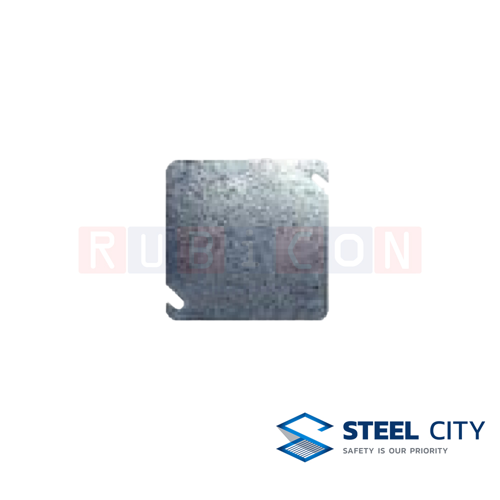STEEL CITY BY41 ฝาปิดสแควบ๊อกซ์ 4" x 4" ปิดมิด (SQUARE COVERS 4" x 4")