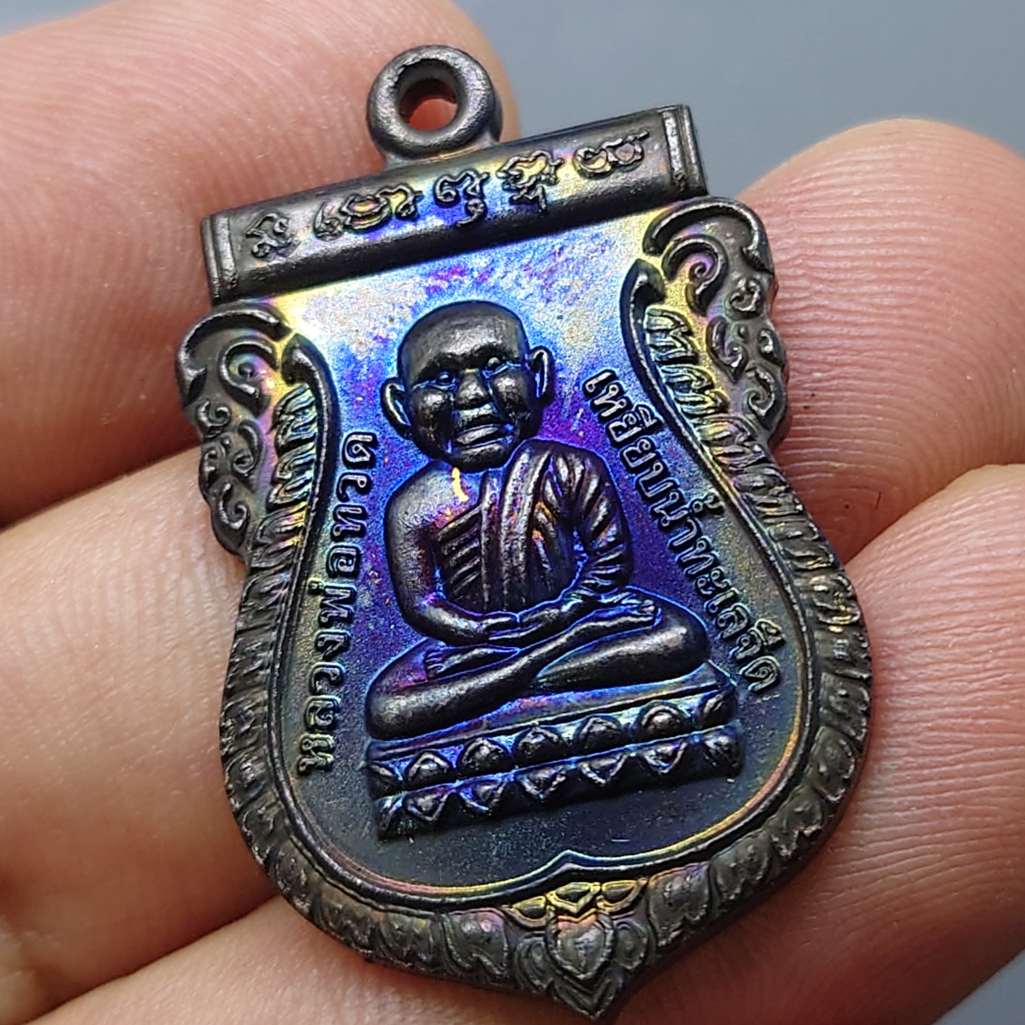 หลวงพ่อทวด เหยียบน้ำทะเลจืด หลังพระสยามเทวาธิราช เนื้อนวะ ครบรอบ 50 ปี ธปธ สำนักงานภาคใต้ พ.ศ.2557 พร้อมกล่องไม้เดิม