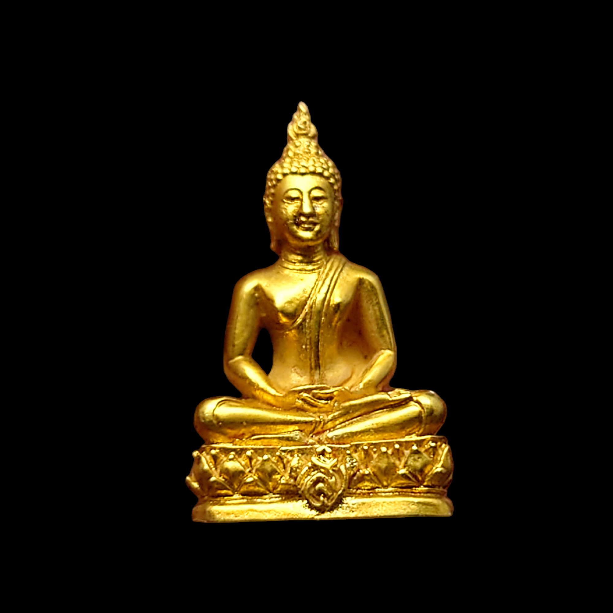 พระปางสมาธิสุโขทัย 90 พรรษาสมเด็จย่า ปี2533 เนื้อทองคำ หนัก 7.86 กรัม พร้อมกล่องเดิม