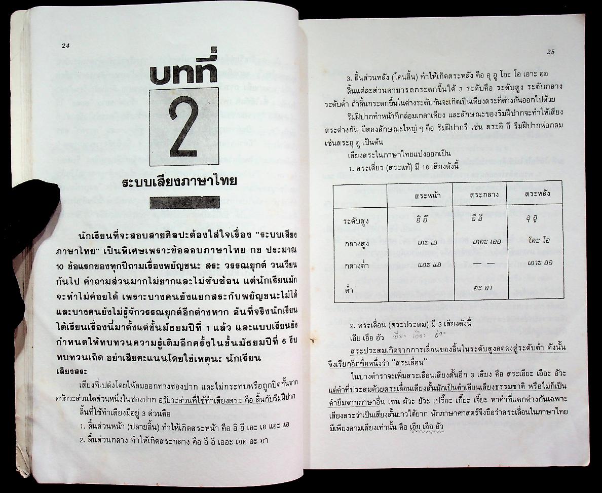 ติวไทย เอนทรานซ์ เล่มแรก