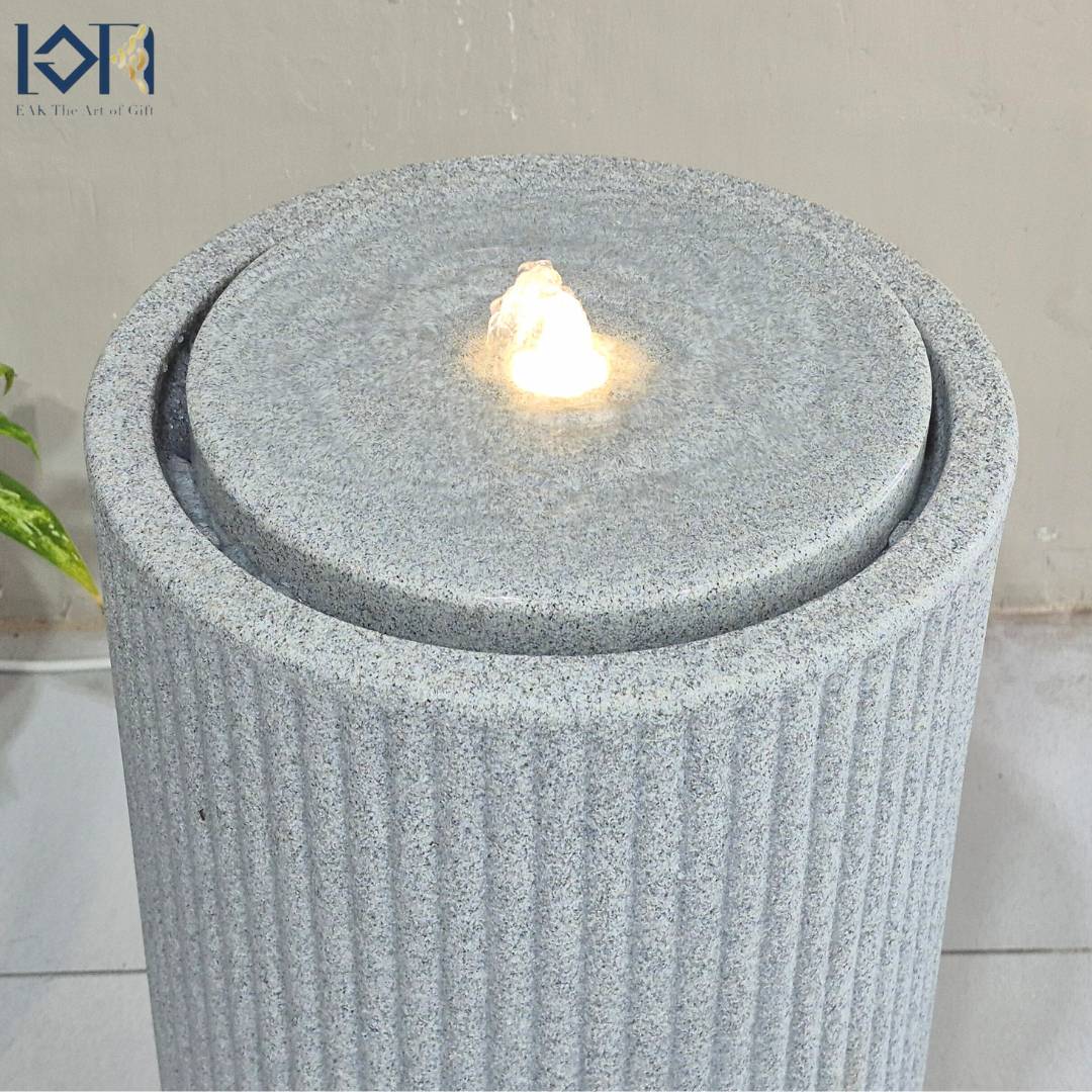 น้ำพุตั้งพื้น รุ่นGranilite MZ16338JA อ่างน้ำล้นแต่งบ้านวางหน้าบ้านสำนักงานร้านค้า สไตล์โมเดิร์นเสริมฮวงจุ้ย