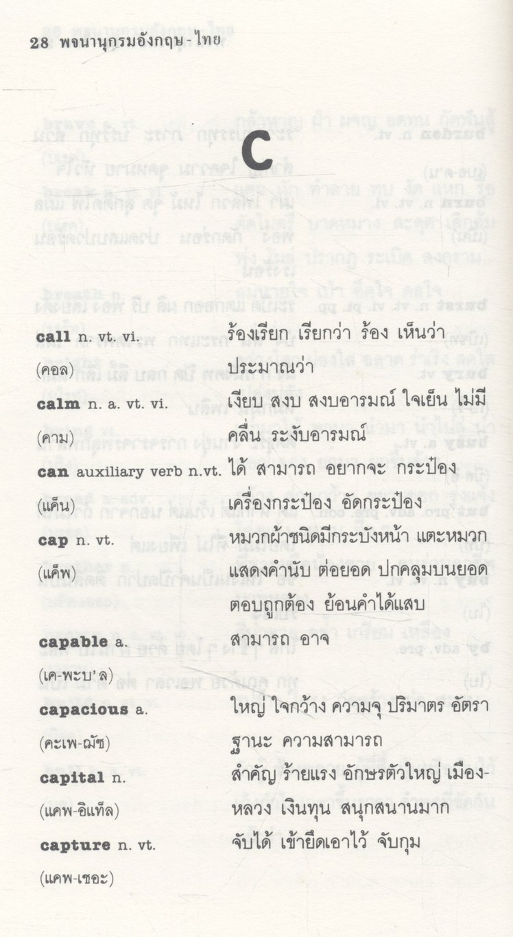 พจนานุกรมอังกฤษ-ไทย ฉบับ ศัพท์ที่ใช้บ่อยที่สุด 2,000 คำแรก