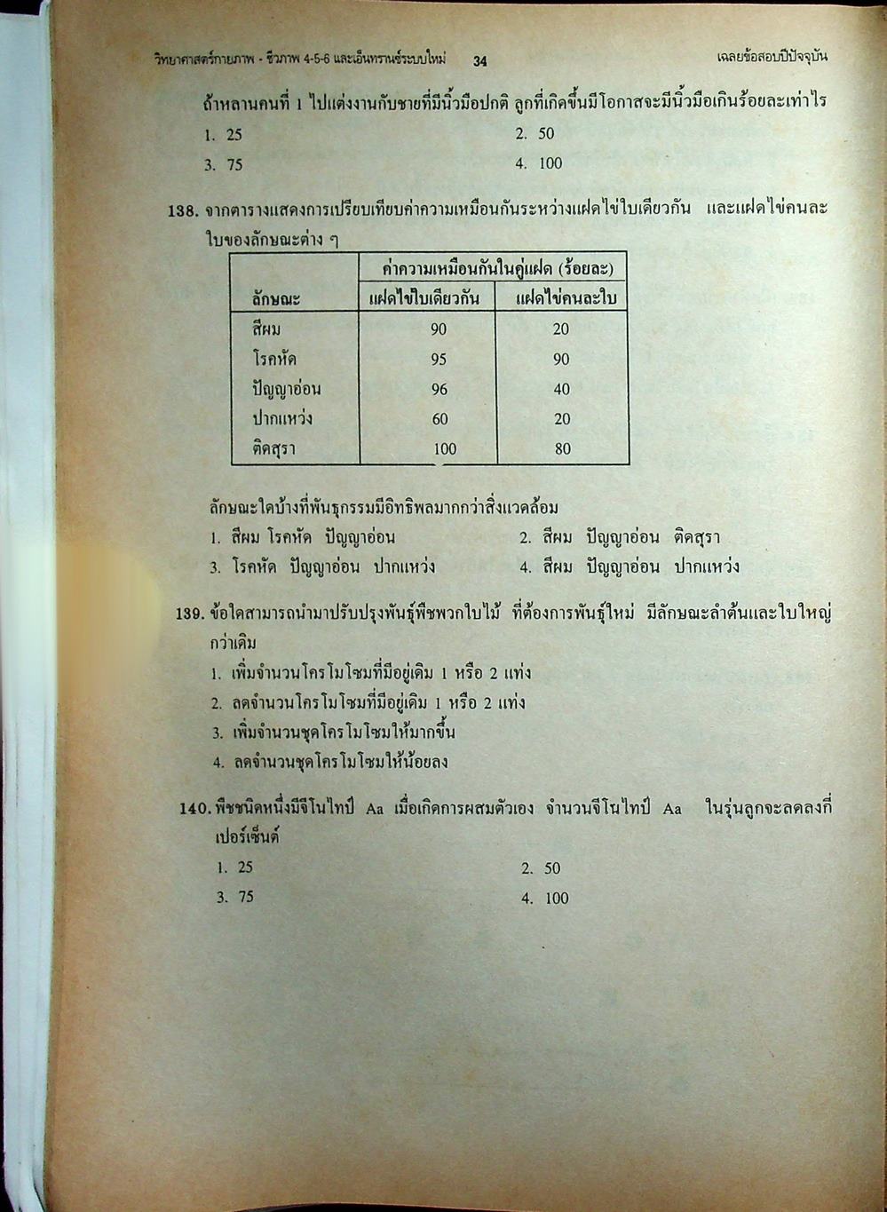 เทคนิคตะลุยโจทย์ข้อสอบเอ็นทรานซ์ระบบใหม่ 3000 ข้อ วิทยาศาสตร์กายภาพ-ชีวภาพ ฉบับเอ็นทรานซ์ระบบใหม่ สายศิลป์