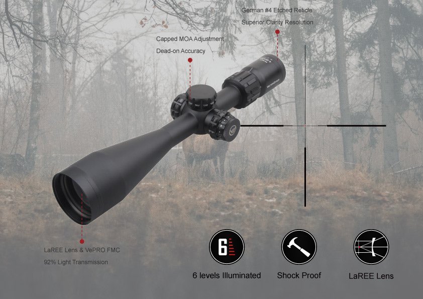 VECTOR OPTICS Paragon 4-20x50 1in Riflescope