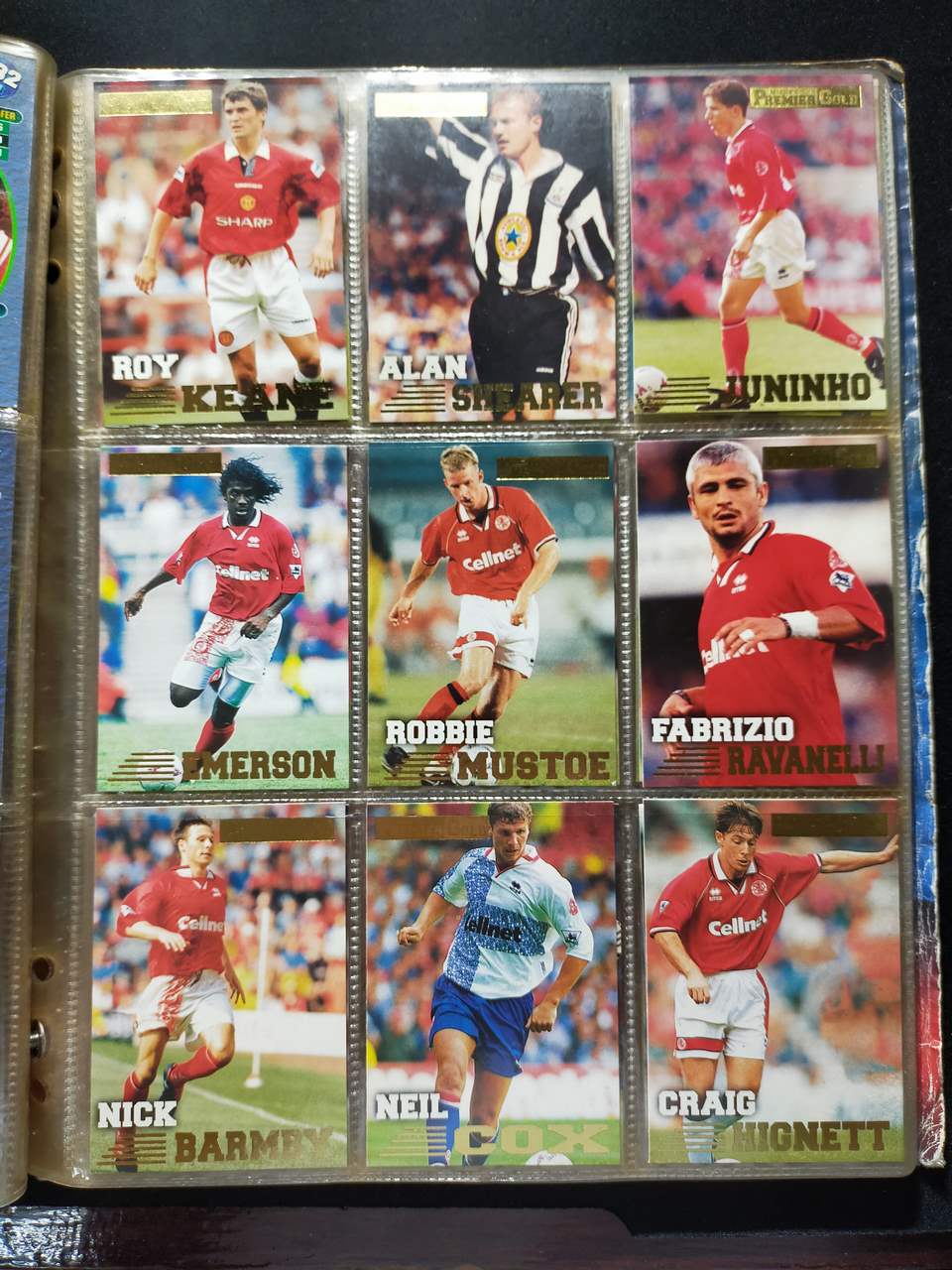 MERLIN'S PREMIER GOLD TRADING CARDS 1996-97 SEASON