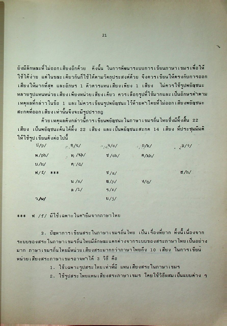 การพัฒนาระบบการเขียนภาษาเขมรถิ่นไทย