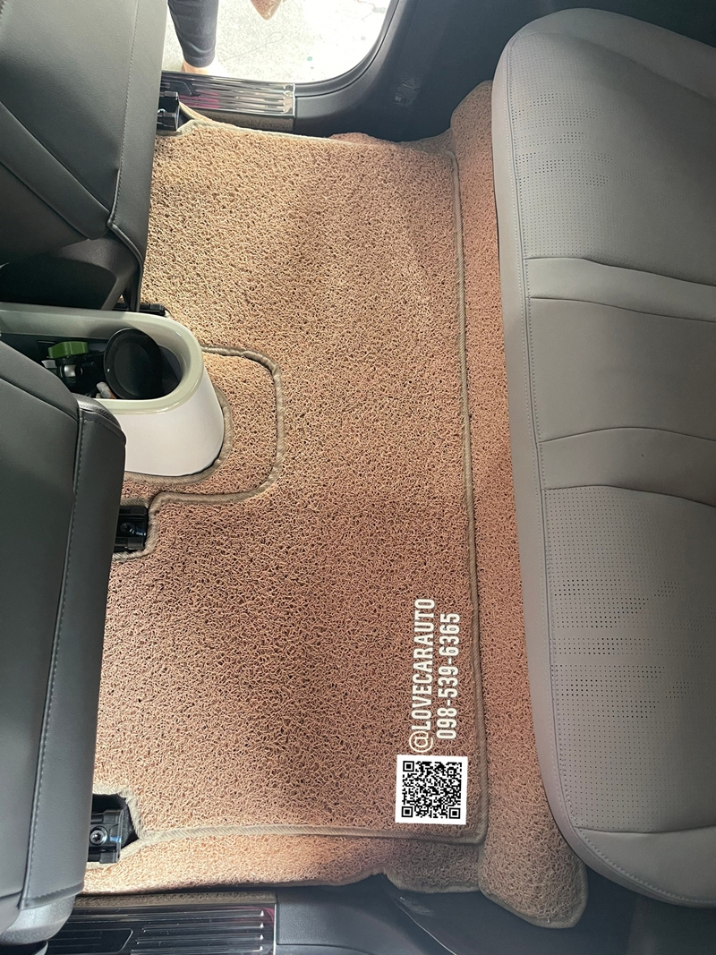 พรมปูพื้นรถยนต์ Wuling Air EV ไวนิลครีม