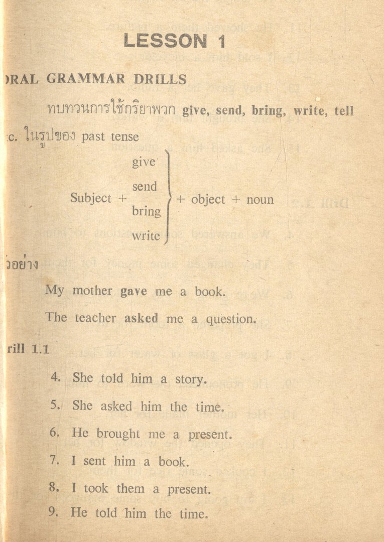 คู่มือ ENGLISH FOR THAI STUDENTS BOOK II สำหรับชั้น ม.ศ.2