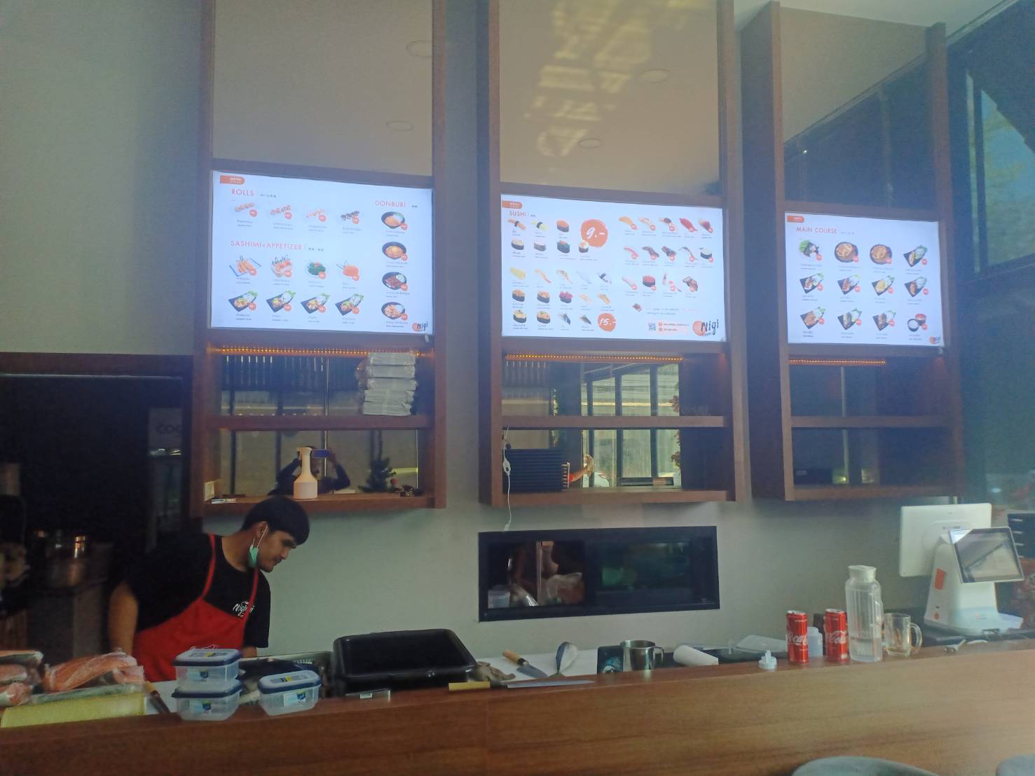 ป้ายตู้ไฟแอลอีดี งาน NIGI EXPRESS